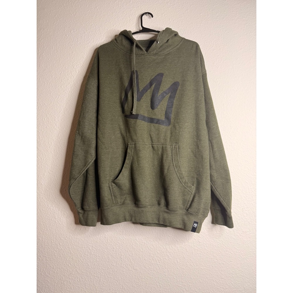 Mammoth Mountain Hoodie XL Ski Resort Green Pullover Sweatshirt Crown Logo XL